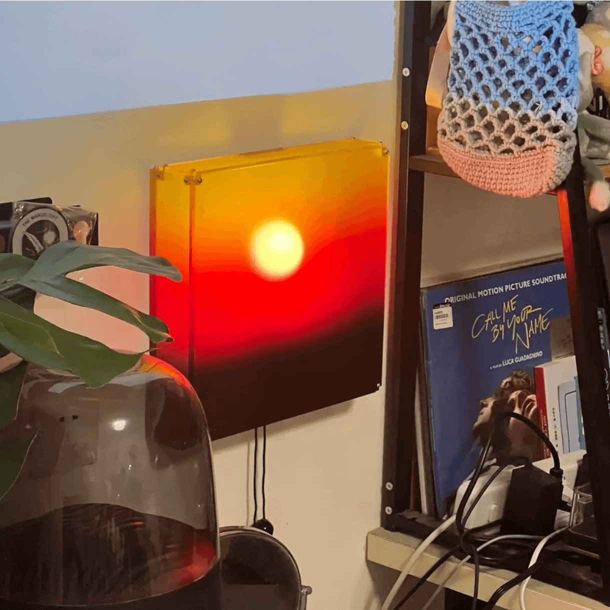 Sunset Lamp, Sunset Light, Ambient Lamp for Creating a Warm Atmosphere