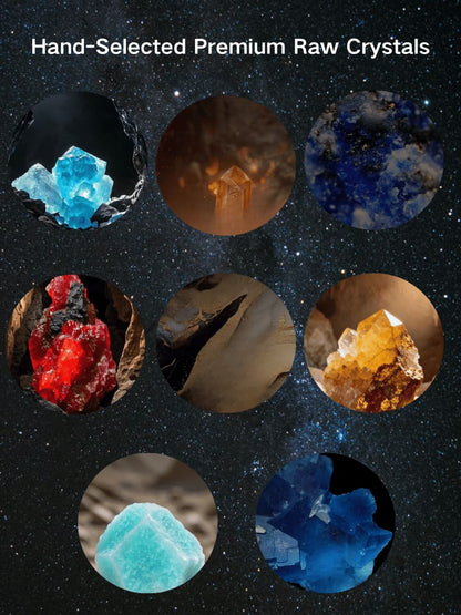 Solar System Necklace, 8 Planets, Natural Stone Beads, Universe Galaxy, Guardian, Gift - litchico